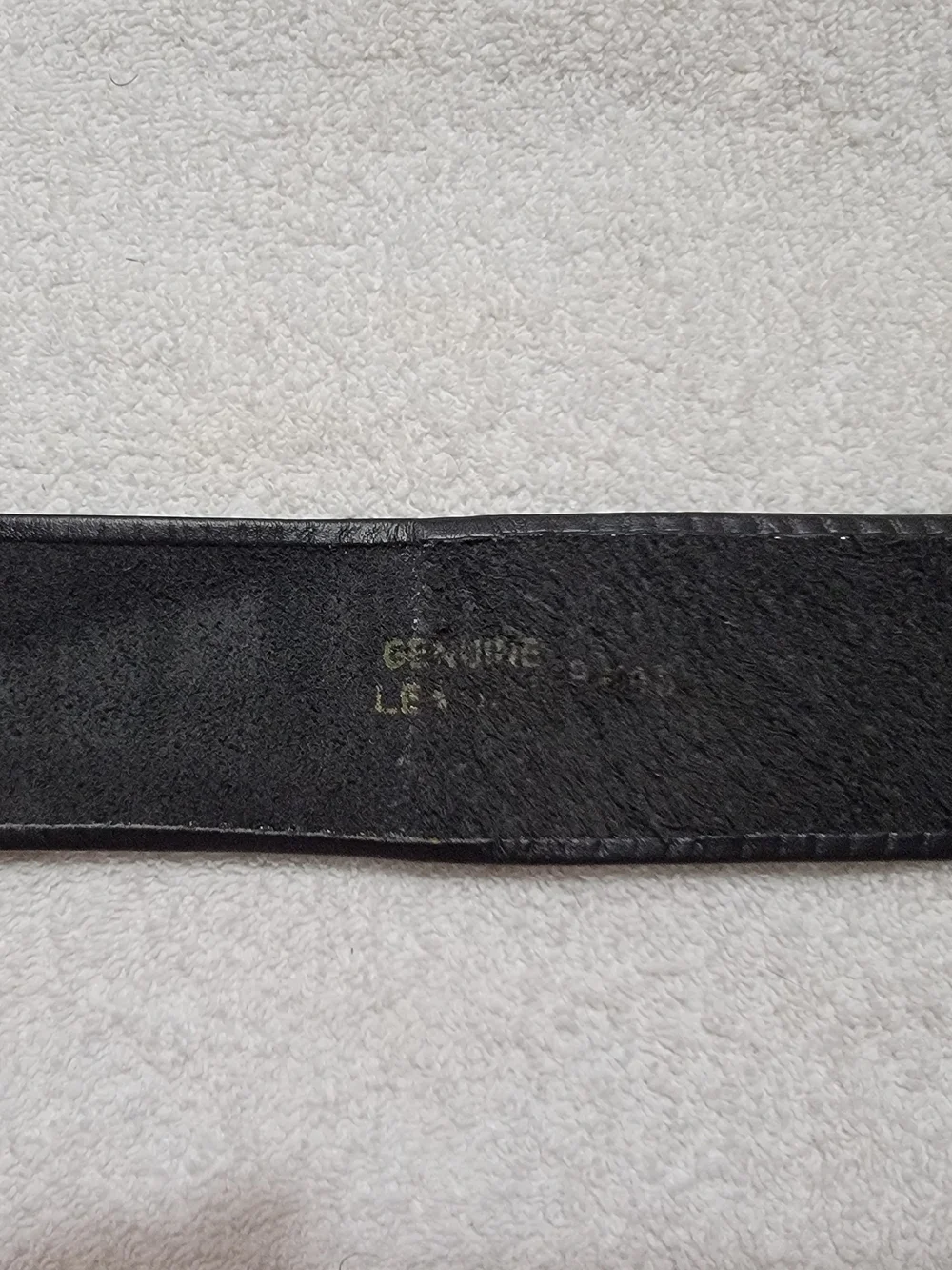 Vintage Black Women's Leather Waist Belt with Gold Medallion Buckle NWT
